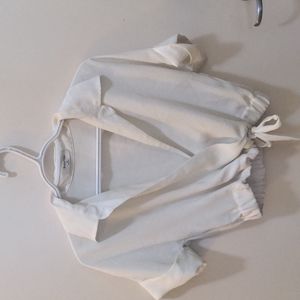 Aritzia Baton crop collar shirt